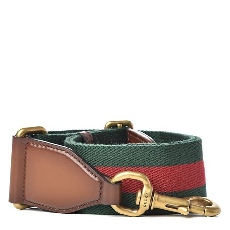 gucci canvas web shoulder strap|authentic gucci purse strap.